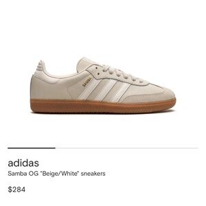 Adidas Samba OG Beige Sneakers